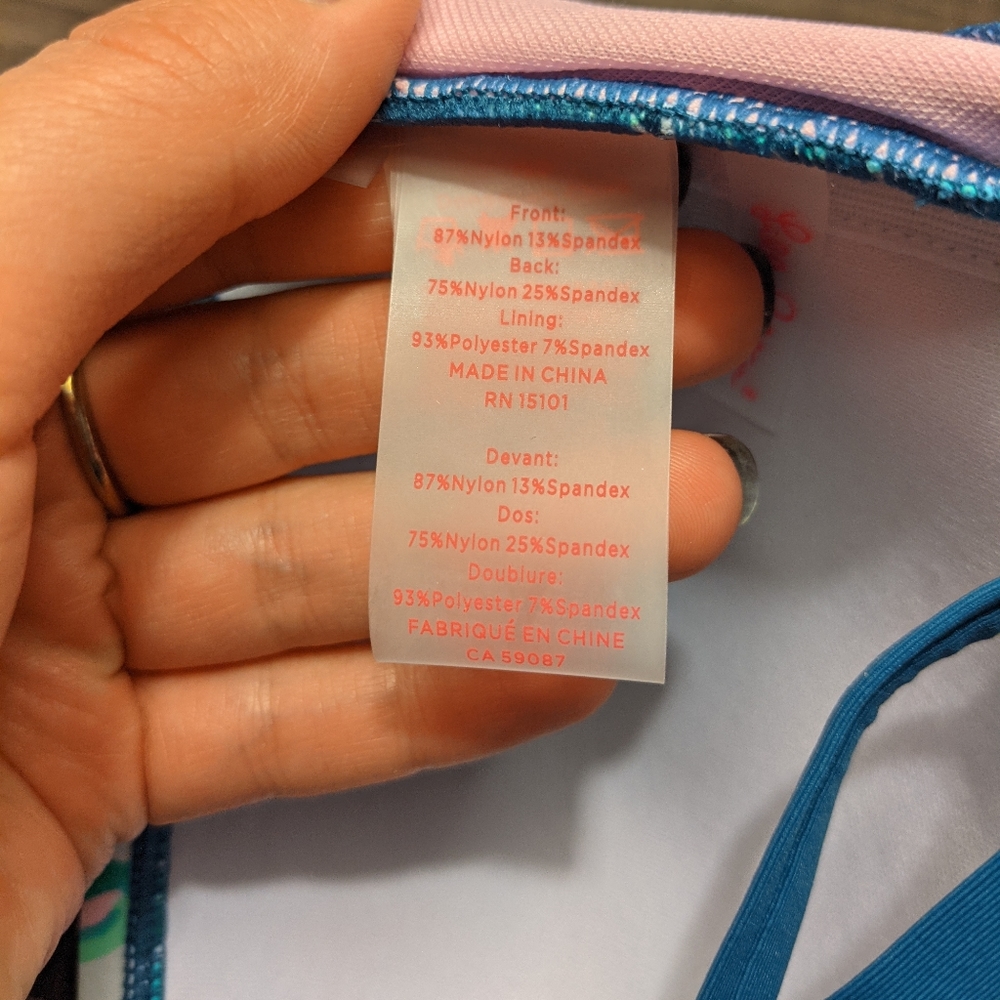 {Lilly Pulitzer} Brand New Bari Bandeau Bikini Top - Picture 10 of 10